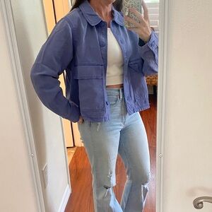 Aerie Oversized Purple-Blue Shacket | Small Petite NWT